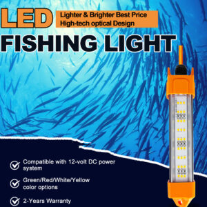 New Led Fishing Lamp 30W Underwater Green Fish Light Lights IP68