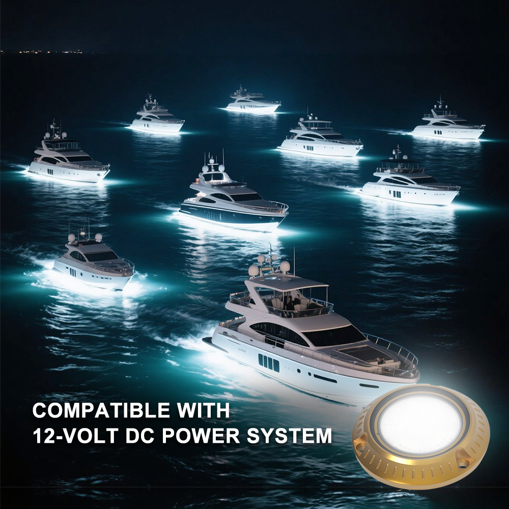 Fishing Boat Fishing Light 25W Squid Boat Fishing Light IP68 DC12V - Image 7