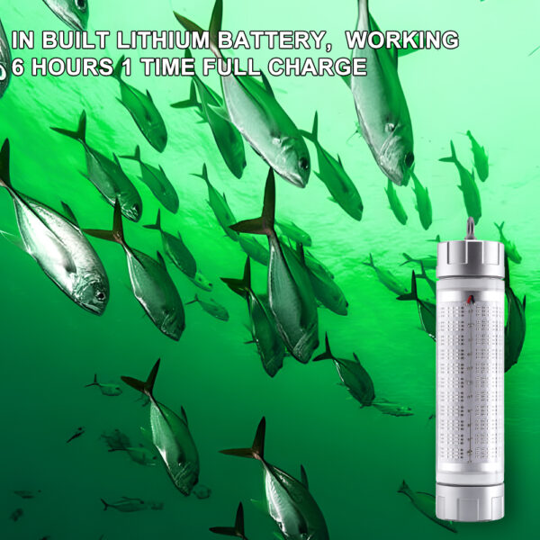 Green Led Fishing Lights 60W 360 Degree Glow Farmed Salmon with Dimmer - Image 6