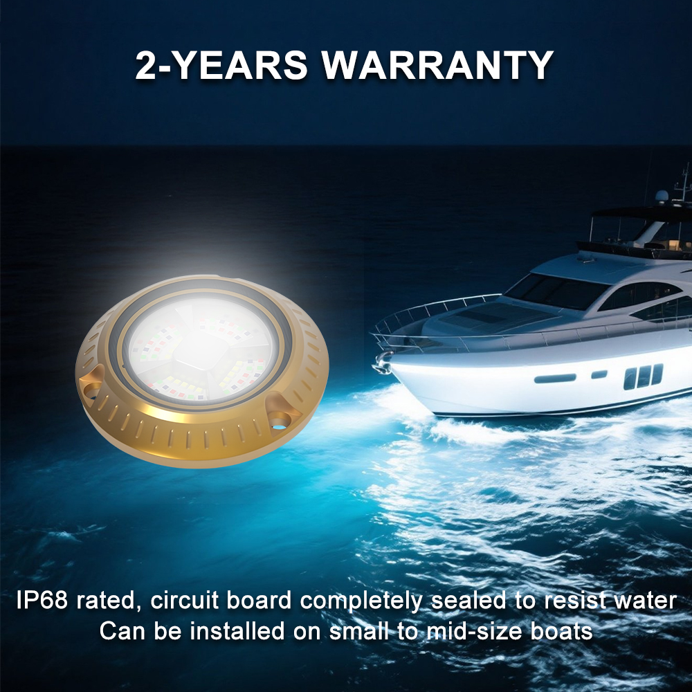 Fishing Boat Fishing Light 25W Squid Boat Fishing Light IP68 DC12V - Image 6