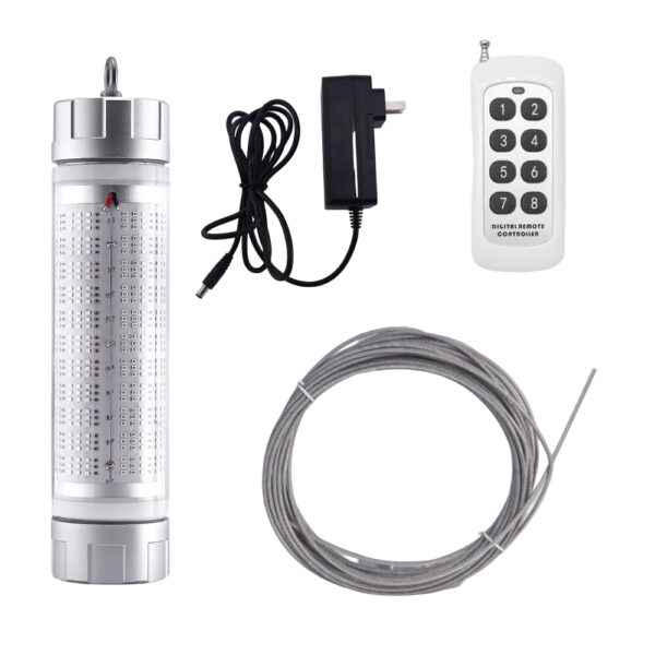 Green Led Fishing Lights 60W 360 Degree Glow Farmed Salmon with Dimmer - Image 2