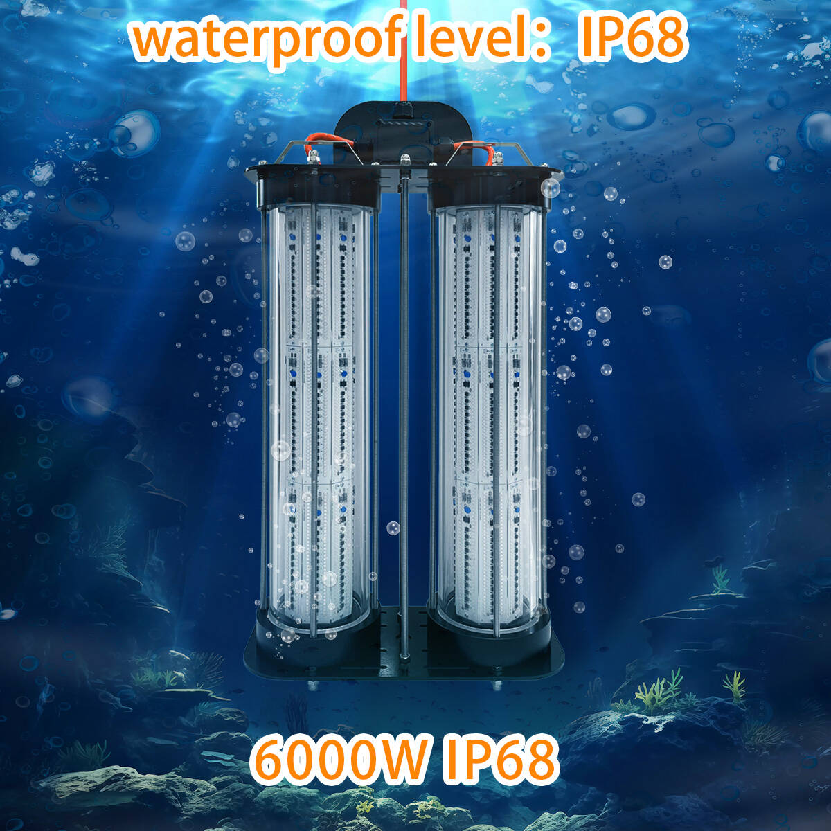 Under Water Fishing Light 6000w IP68 Use It in Fishing Farms (steel Cages) - Image 6