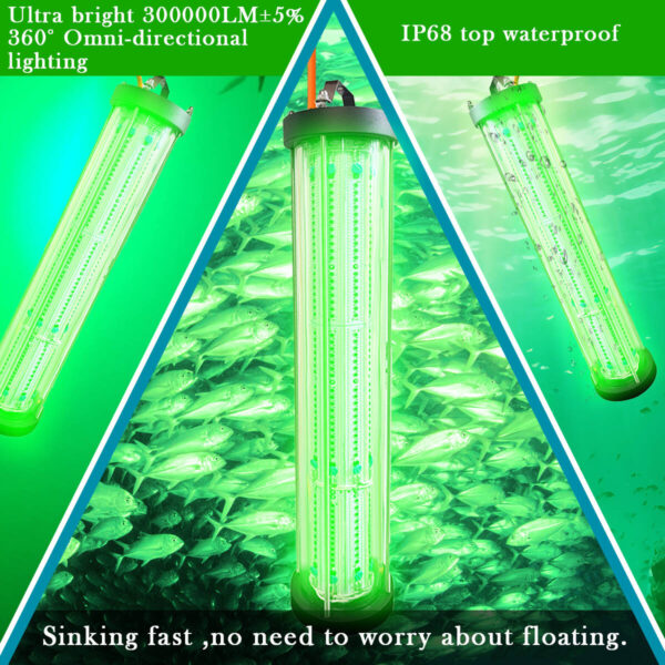 Long Time 4000W Green Underwater Fishing Net Light Boat Ocean Fishing Accessories - Image 7