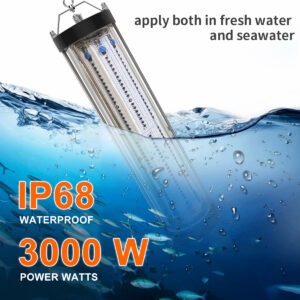 Underwater Fishing Led Light 3000W IP68 Waterproof Squid Boat Fishing Light