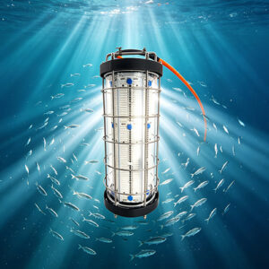 Water Fall Fortin with Light and Fish 2000 Watt Underwater Fishing Light Stick Catching Salmon Large Fish