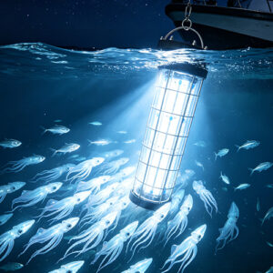 6000W IP68 Waterproof Submersible LED Fishing Light Stick Deep Sea Underwater Lamp Attracting Salmon Squid Large Fish