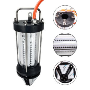 Glow Downward Led Underwater Lights 800W Salmon Fish Farming Equipment IP68 Double Waterproof Led Fishing Light Squid